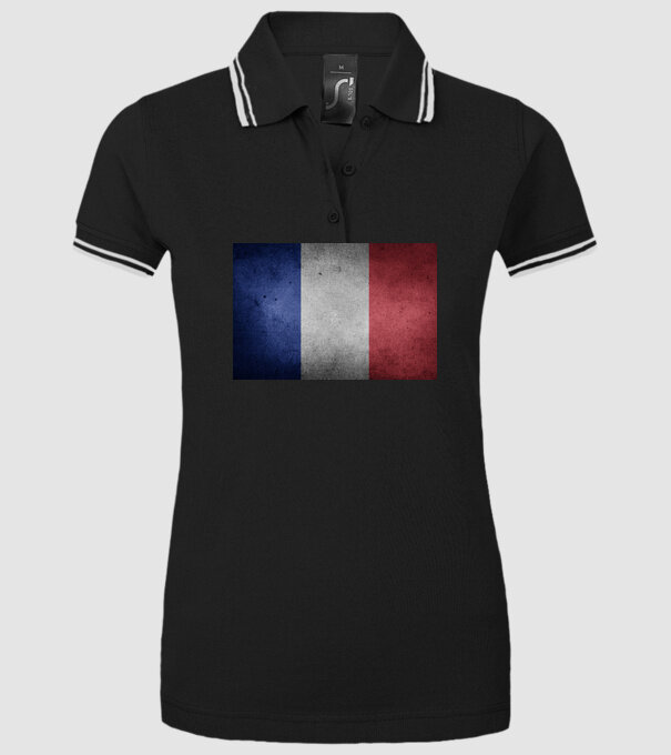 FRANCE model negru pe tricou