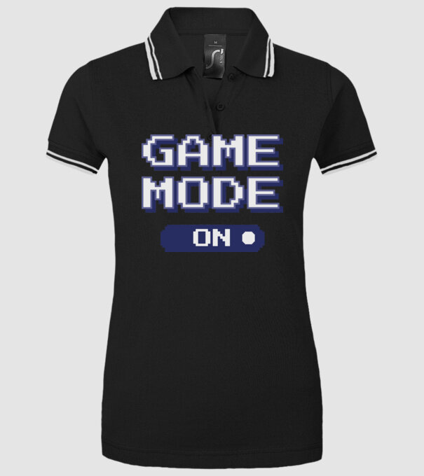 Gamer - Game mode on model negru pe tricou