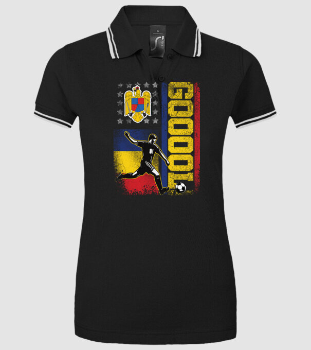 GOOOL model negru pe tricou