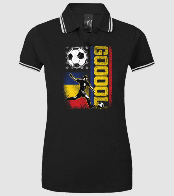 GOOOL model negru pe tricou
