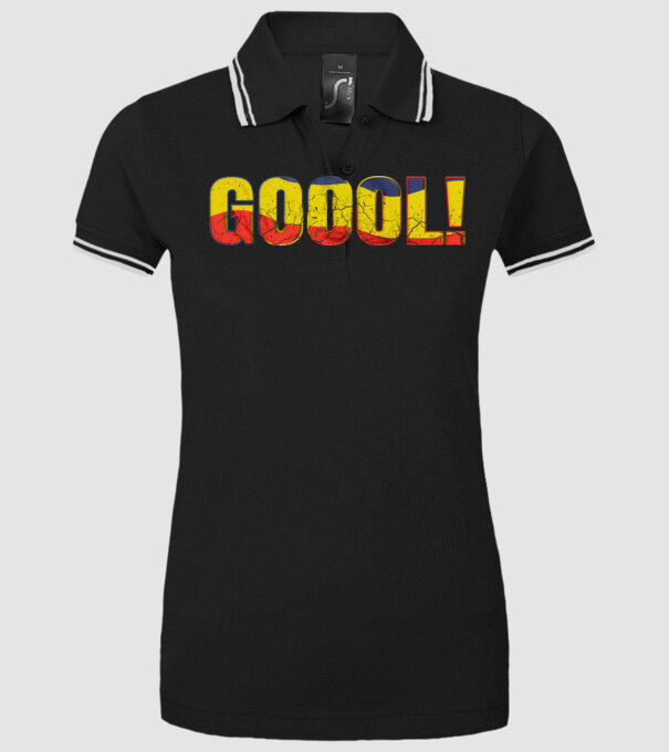 GOOOL model negru pe tricou