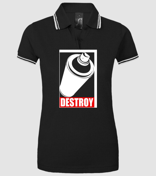 Graffiti model negru pe tricou