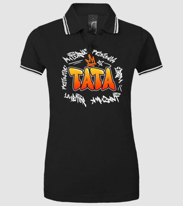 Graffiti apa fehér RO model negru pe tricou