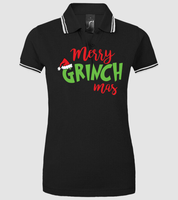 Grinchmas model negru pe tricou