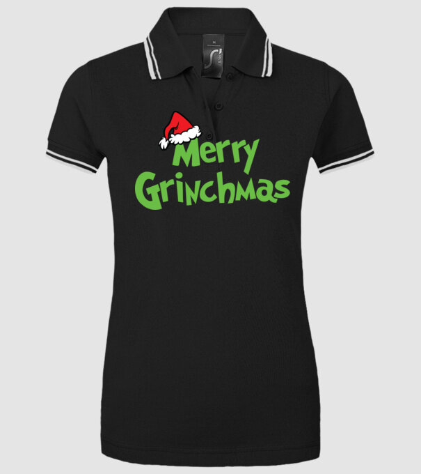 Grinchmas model negru pe tricou