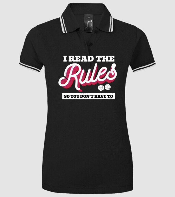 I read the rules s you don't have to simple model negru pe tricou