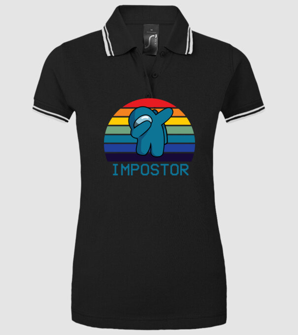 Impostor model negru pe tricou
