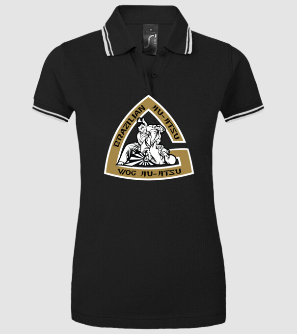Jiu Jitsu model negru pe tricou