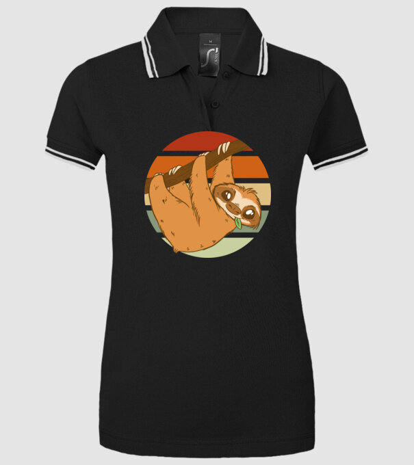 Leneș model negru pe tricou