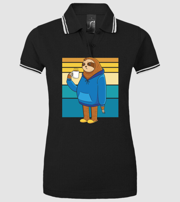 Leneș model negru pe tricou