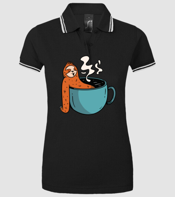 Leneș model negru pe tricou