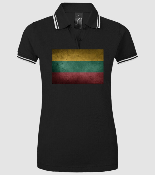 LITHUANIA model negru pe tricou