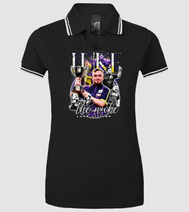Luke the nuke model negru pe tricou