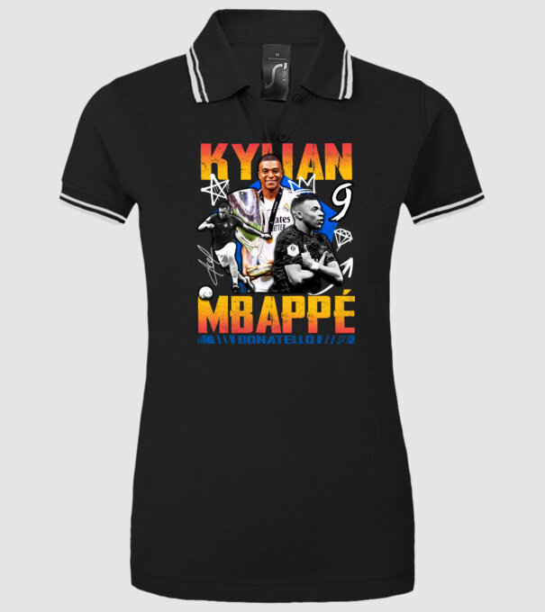 Mbappé tribute model negru pe tricou
