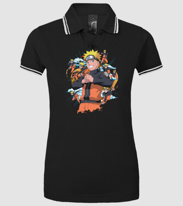 NARUTO model negru pe tricou