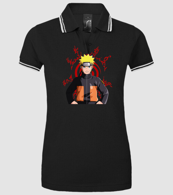 NARUTO model negru pe tricou