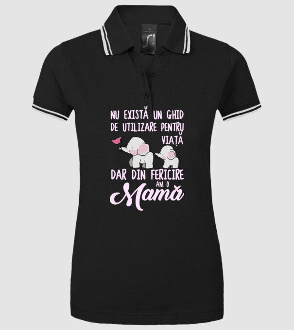 Nu există un ghid de utilizare pentru viață, dar din fericire am o mamă model negru pe tricou