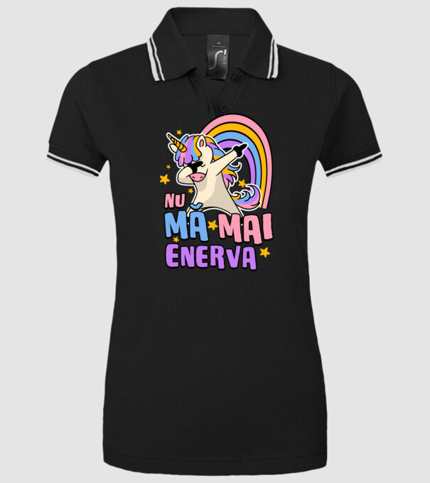 Nu mă mai enerva model negru pe tricou