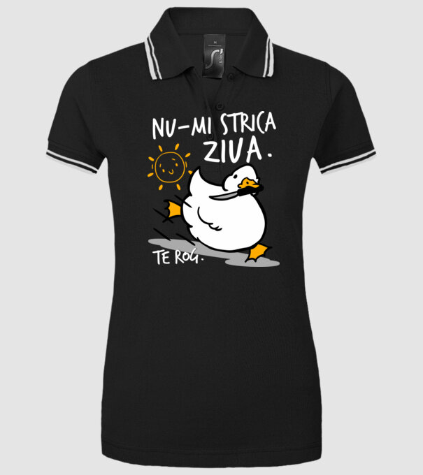 Nu-mi strica ziua. model negru pe tricou