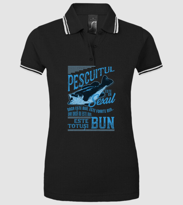 pescuitul este ca sexul, dacă este bun, este foarte bun, dar dacă nu este bun, este totuși bun model negru pe tricou