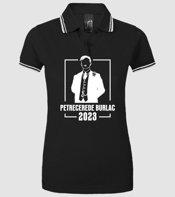Petrecere de burlac model negru pe tricou