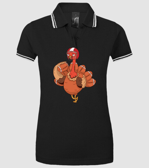 Player Turkey model negru pe tricou