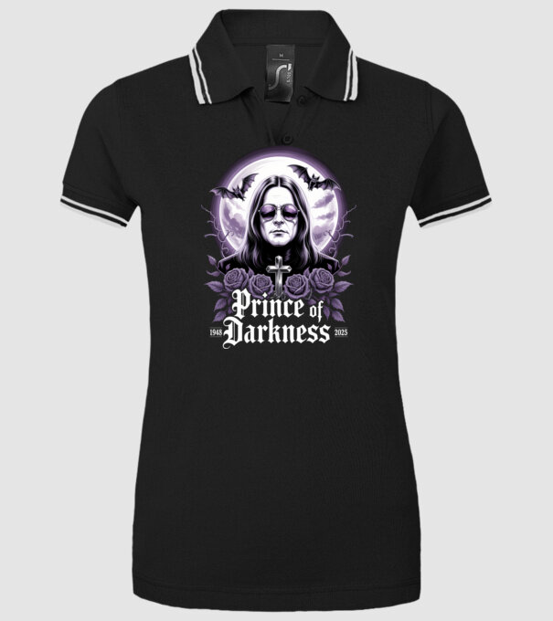 Prince of Darkness model negru pe tricou