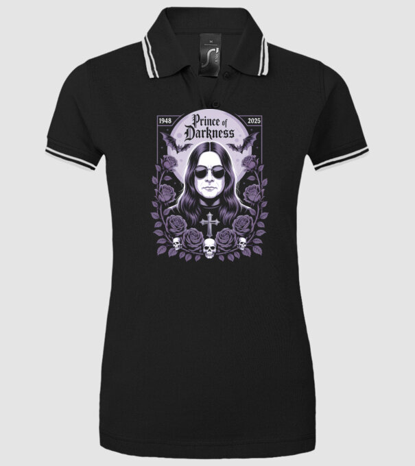 Prince of Darkness model negru pe tricou
