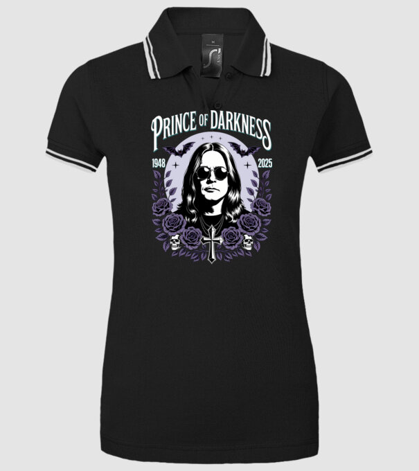 Prince of Darkness model negru pe tricou