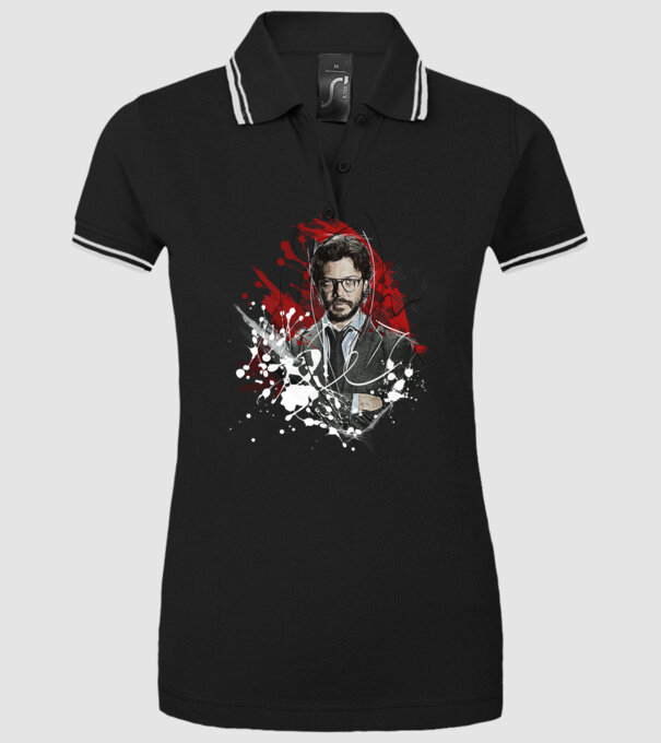 professor poster model negru pe tricou