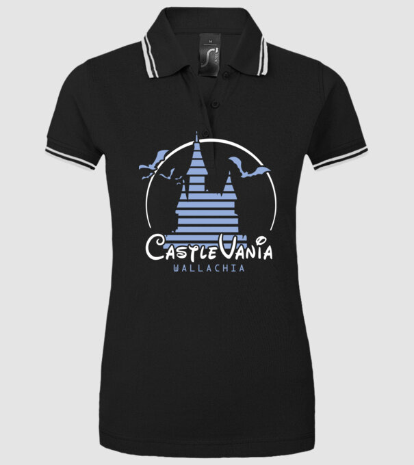 România CastleVania model negru pe tricou