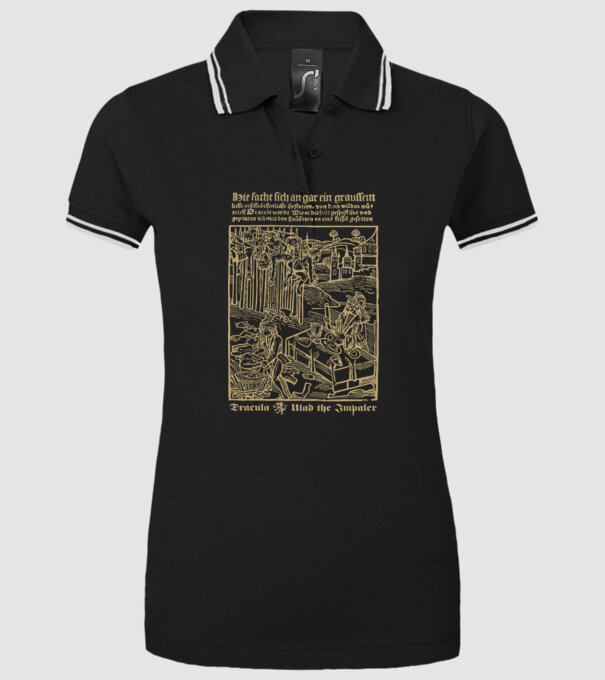 România Dracula model negru pe tricou