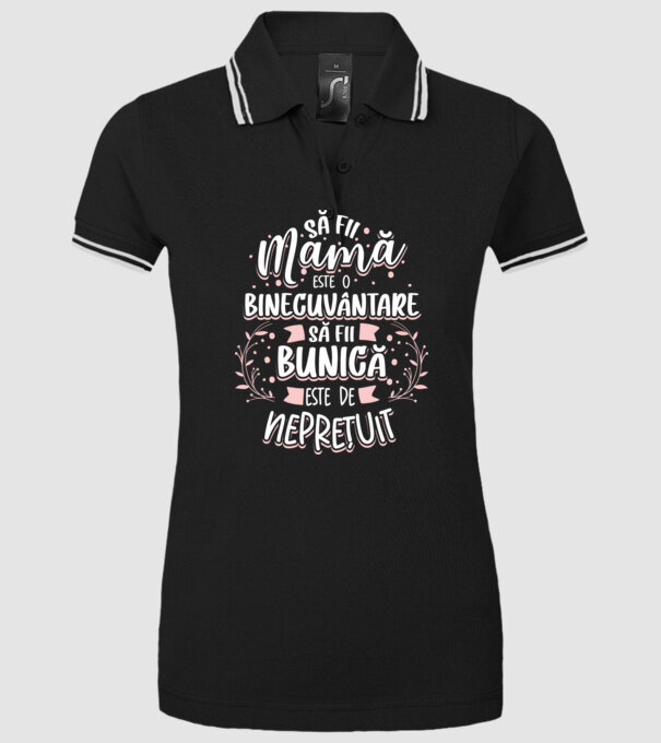 Să fii bunică este neprețuit model negru pe tricou