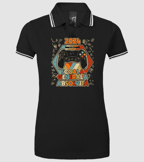 școala generală școala generală model negru pe tricou