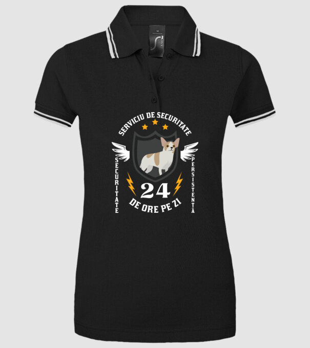 serviciu de securitate - securitate - persistență - 24 de ore pe zi model negru pe tricou