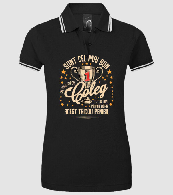 sunt cel mai bun coleg model negru pe tricou