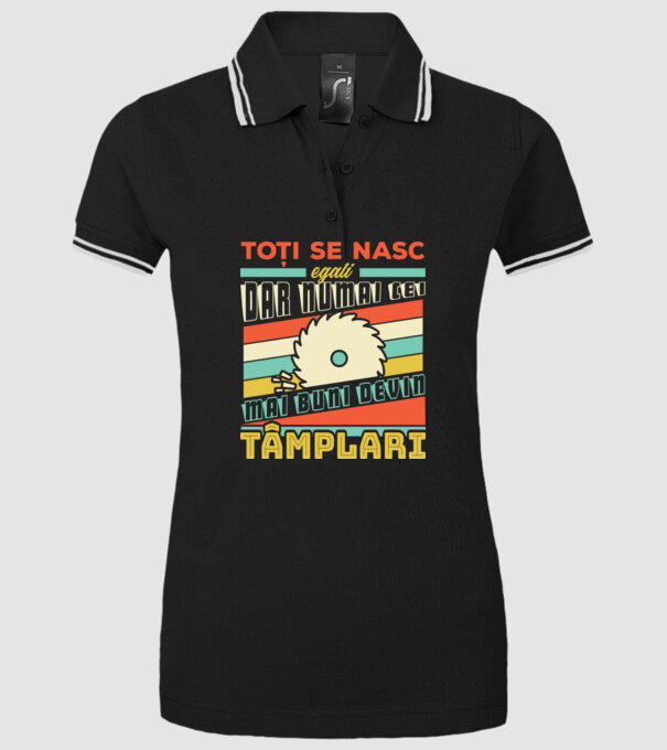 Toți se nasc egali, dar numai cei mai buni devin tâmplari model negru pe tricou