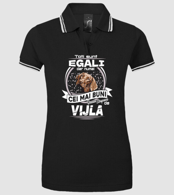 Toți sunt egali, dar numai cei mai buni devin stăpâni de vijla lght model negru pe tricou