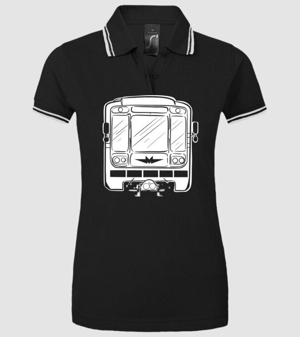 Trenuri model negru pe tricou