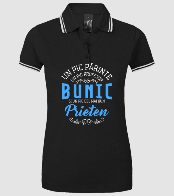 Un pic părinte, un pic profesor - bunic - și un pic cel mai bun prieten model negru pe tricou