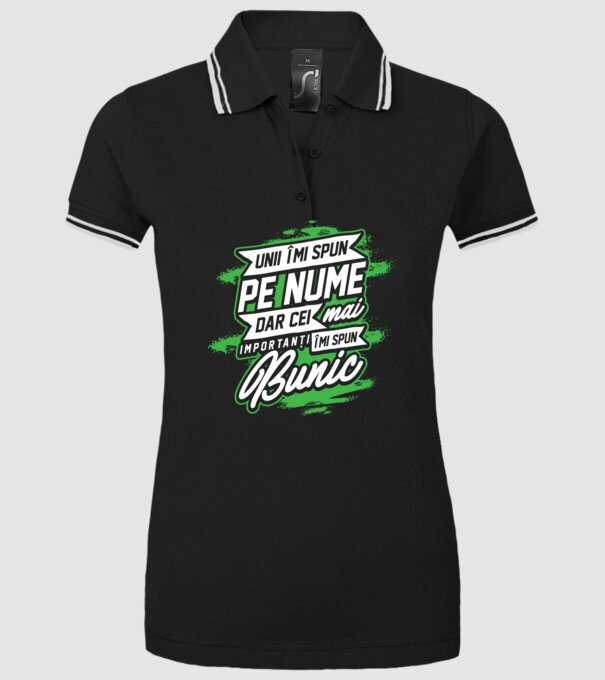 Unii îmi spun pe nume, dar cei mai importanți îmi spun bunic model negru pe tricou