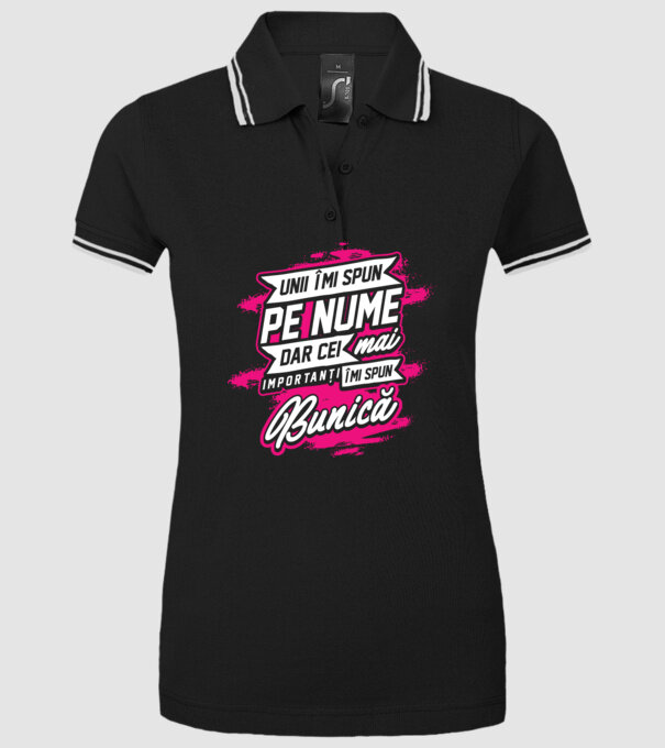 Unii îmi spun pe nume, dar cei mai importanți îmi spun bunică model negru pe tricou