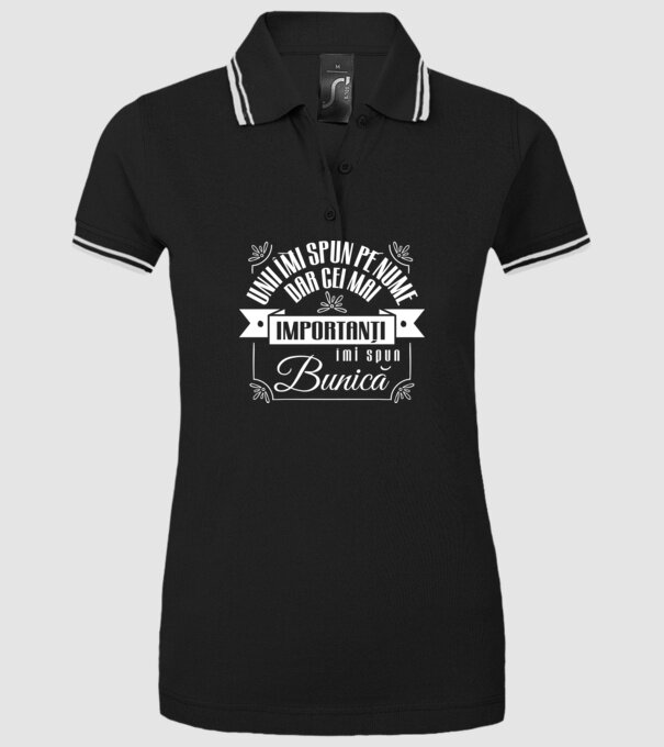 Unii îmi spun pe nume, dar cei mai importanți îmi spun bunică model negru pe tricou