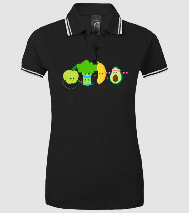 Vegan model negru pe tricou