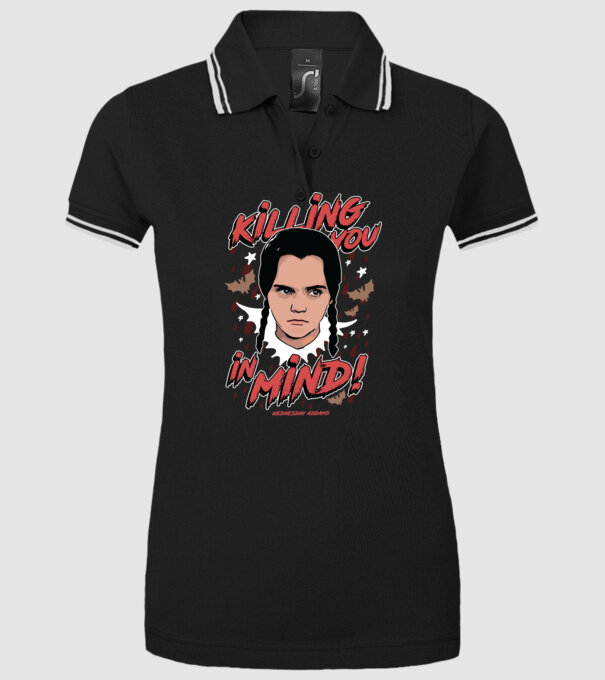 WEDNESDAY Killing You in my mind model negru pe tricou