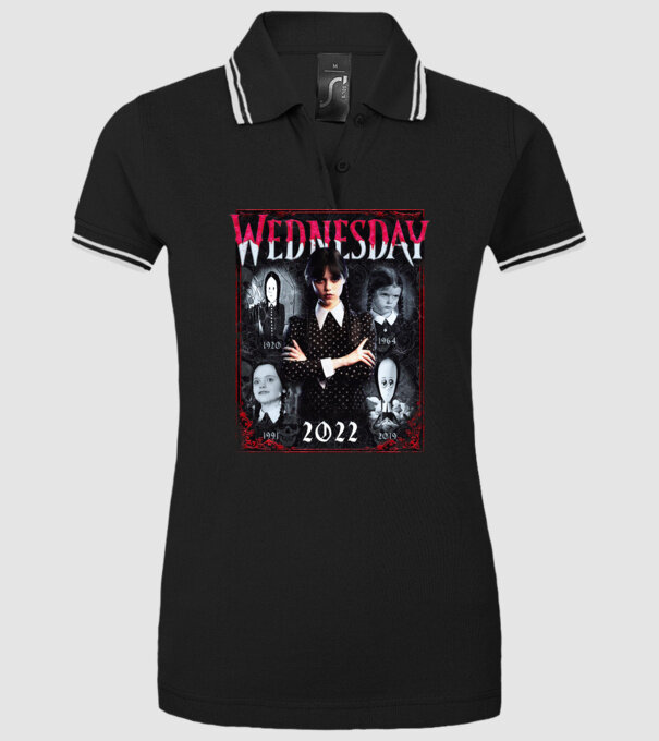 WEDNESDAY multi all time model negru pe tricou