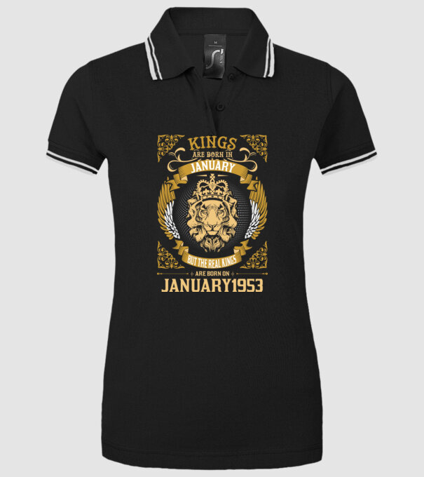 Ziua de naștere a Leului 1953 january model negru pe tricou