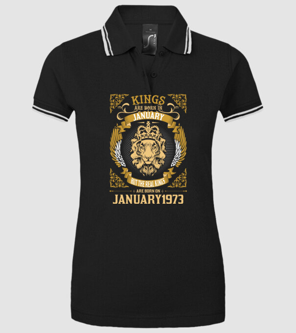  Ziua de naștere a Leului 1973 january model negru pe tricou