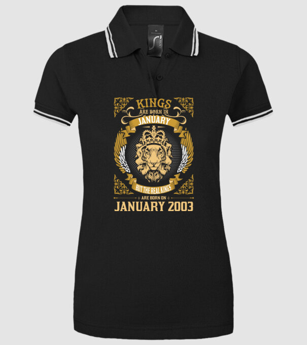 Ziua de naștere a Leului 2003 january model negru pe tricou