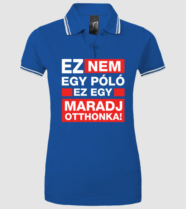 model albastru regal pe tricou